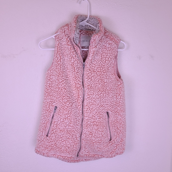 Thread & Supply Pink Zip Up Teddy Vest - Picture 14 of 14